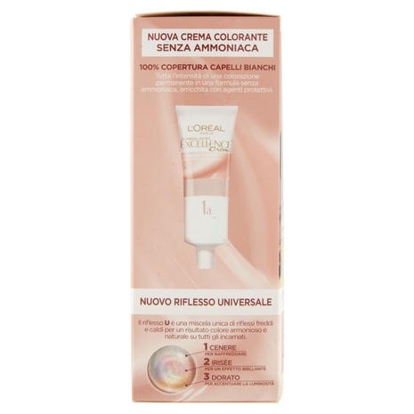 L'Oreal Paris Colorazione permanente senza ammoniaca, Riflesso Universale, Castano Scuro 3U